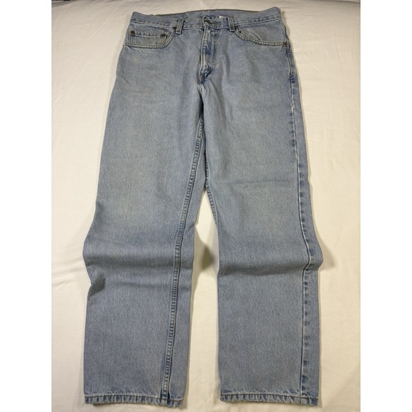 Levi's Other - Vintage Levis 505 Blue Jeans Size 33 x 30 June 2002 Made In Colombia Red Tab